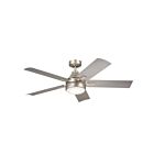 Kichler 310075NI Brushed Nickel 5 Blades Ceiling Fan