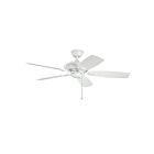 Kichler Canfield Patio 310192WH white Ceiling Fan
