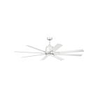 Kichler 310265MWH Breda 65" 14W Matte White Ceiling Fan