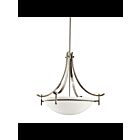 Kichler 3278AP 3-Lights Antique Pewter 150W Inverted Pendant