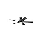 Kichler Lucian 330000SBK Satin Black Ceiling Fan