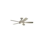 Kichler Geno 330001BSS Brushed Stainless Steel 17 Watt Ceiling Fan