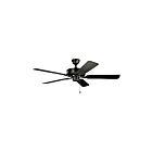 Kichler 330015SBK Satin Black Ceiling Fan