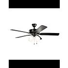 Kichler 330016SBK Satin Black Ceiling Fan