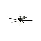 Kichler 330016SBK Satin Black Ceiling Fan
