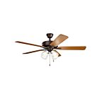 Kichler 330016SNBS Satin Natural Bronze 5 Blades Ceiling Fan