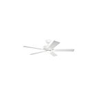 Kichler 330019MWH Matte white 17 Watt Ceiling Fan