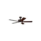 Kichler 330019SNB Satin Natural Bronze 17 Watt Ceiling Fan