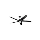 Kichler Kapono 330089SBK Satin Black Ceiling Fan