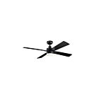 Kichler Lija 330140SBK Satin Black Ceiling Fan