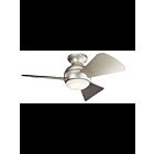 Kichler Sola 330150NI Brushed Nickel 17 Watt Ceiling Fan