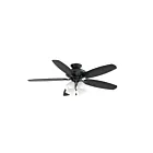 Kichler 330162SBK Satin Black 5-Blades 59W 52" Ceiling Fan