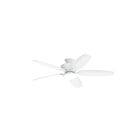 Kichler 330163MWH Matte White 5-Blades 58W 52" Ceiling Fan
