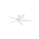 Kichler 330165MWH Matte White 5-Blades 59W 52" Patio Ceiling Fan