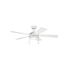 Kichler Starkk 330174MWH Matte white 17 Watt Ceiling Fan