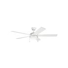 Kichler Starkk 330180MWH Matte white 17 Watt Ceiling Fan