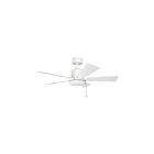Kichler Bowen 330241MWH Matte white Ceiling Fan