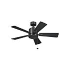Kichler 330241SBK Satin Black Ceiling Fan 