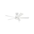 Kichler Bowen 330242MWH Matte white Ceiling Fan