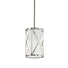 Kichler 34721 1-Light Brushed Nickel 60W Mini Pendant