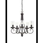 Kichler 34722 5-Lights Olde Bronze 60W 1-Tier Chandelier