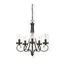 Kichler 34722 5-Lights Olde Bronze 60W 1-Tier Chandelier