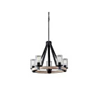Kichler 34750A Barrington 5-Lights Anvil Iron Chandelier