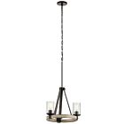 Kichler 34751A Barrington 3-Lights Anvil Iron Chandelier