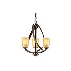 Kichler 34756 3-Lights Olde Bronze 60W Mini Chandelier