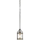 Kichler 34810A Barrington 1-Light Anvil Iron Pendant 