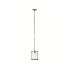 Kichler 34836 1-Light Brushed Nickel 60W Mini Pendant