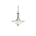 Kichler 3502NI 3-Lights Brushed Nickel 100W Convertible Pendant