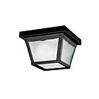 Kichler 365BK 1-Light Black 60W Outdoor Flush Mount