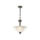 Kichler 3694OZ 2-Lights Olde Bronze 100W Convertible Pendant