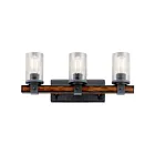 Kichler 37418 3-Lights Distressed Black 60W Vanity Light