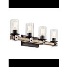 Kichler 37435 4-Lights Anvil Iron 60W Vanity Light
