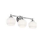 Kichler 37555 Breslyn 3-Lights 60W Chrome Bathroom Vanity Light
