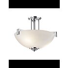 Kichler 3797CHL18 3-Lights Chrome 10W LED Convertible Pendant