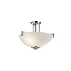 Kichler 3797CHL18 3-Lights Chrome 10W LED Convertible Pendant