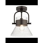Kichler 38224 1-Light Olde Bronze 60W Semi-Flush Mount Ceiling Light