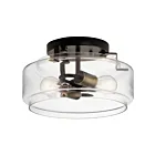 Kichler 38236 2-Lights Olde Bronze 60W Flush Mount Ceiling Light