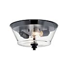 Kichler 38276 2-Lights 13.5W Black Flush Mount