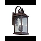 Kichler 39457 3-Lights Olde Bronze 60W Outdoor Wall Light