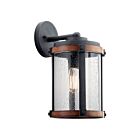 Kichler 39496A 1-Light Distressed Black Outdoor Wall Light