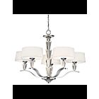 Kichler 42030CH 5-Lights Chrome 60W 1-Tier Chandelier