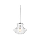 Kichler 42044CH 1-Light Chrome 100W Pendant
