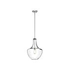 Kichler 42046CH 1-Light Chrome 100W Pendant