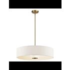 Kichler 42122CLZ 3-Lights Classic Bronze 150W Drum Pendant