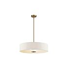 Kichler 42122CLZ 3-Lights Classic Bronze 150W Drum Pendant