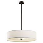 Kichler 42122OZ 3-Lights Olde Bronze 150W Convertible Pendant